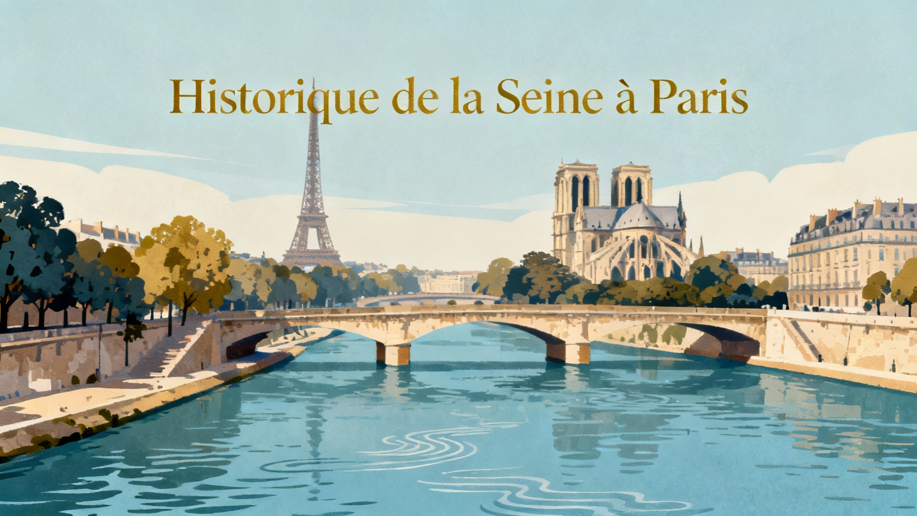 Historique de la Seine à Paris