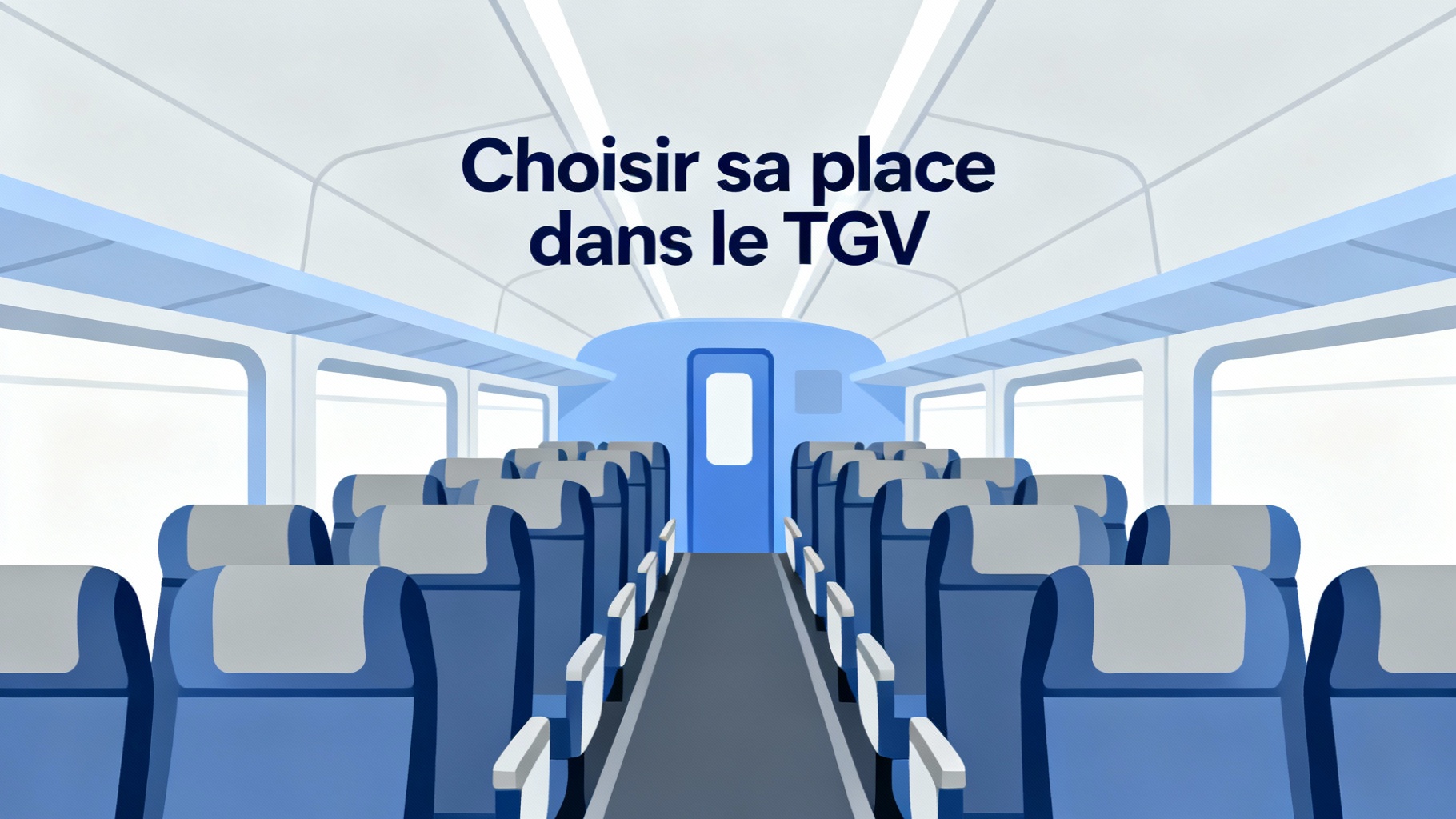 Découvrez le plan des places dans votre voiture TGV 1 Choisir sa place dans le TGV