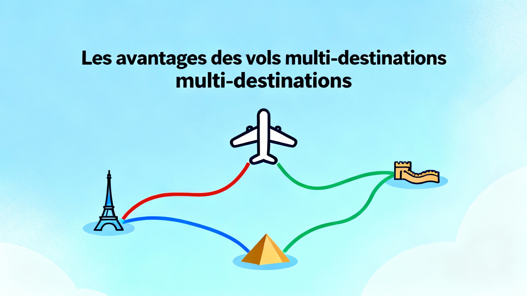 Les avantages des vols multi-destinations