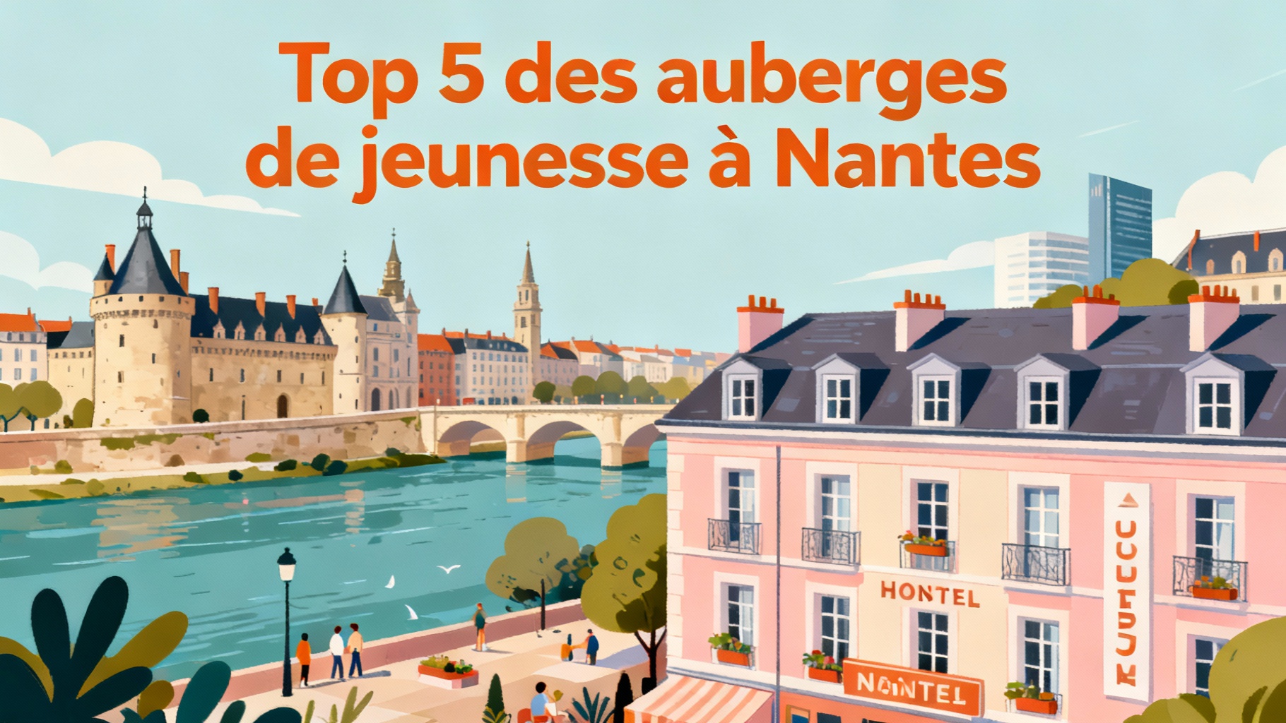 Top 5 des auberges de jeunesse à Nantes
