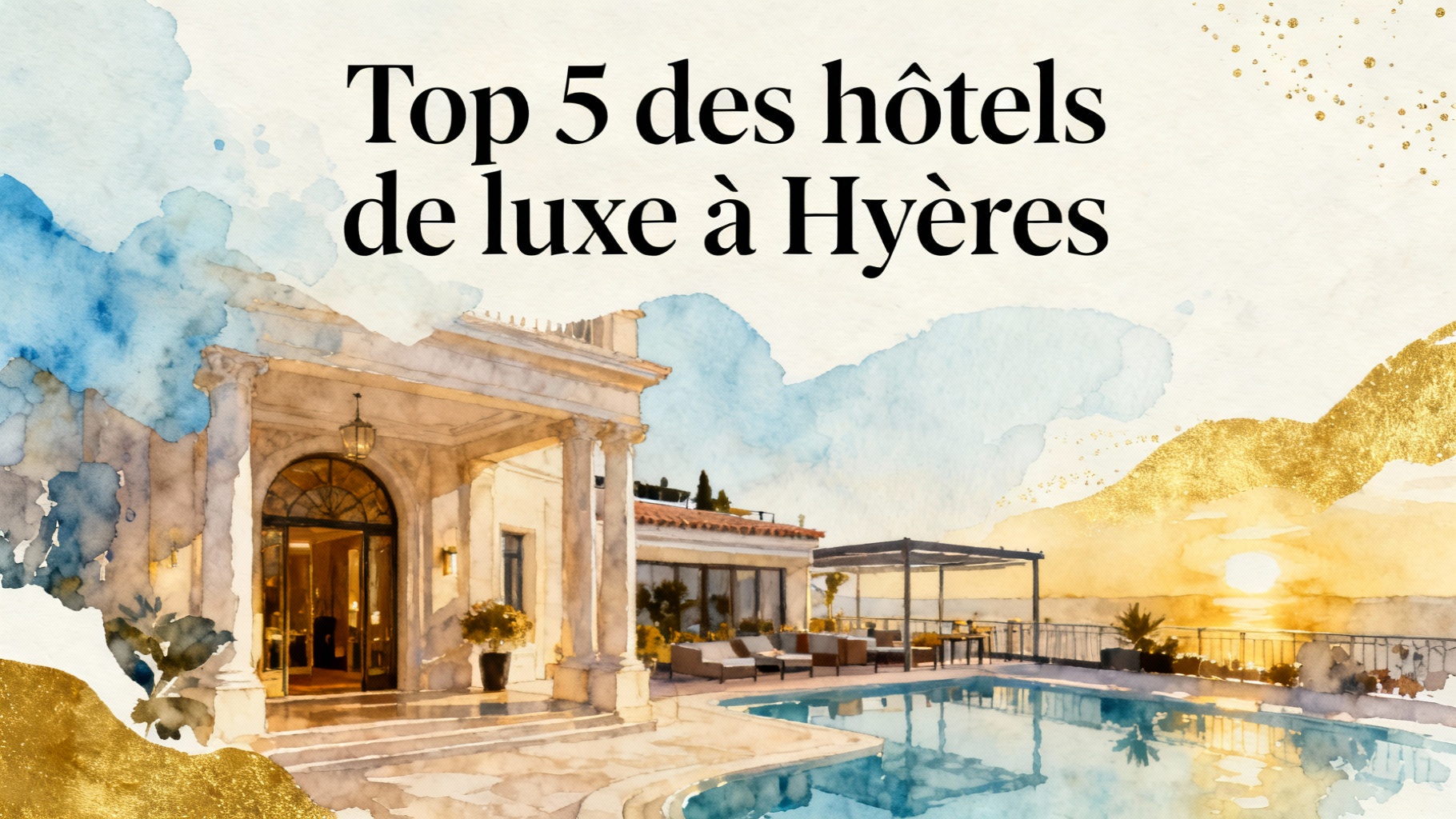 Top 5 des hôtels de luxe à Hyères