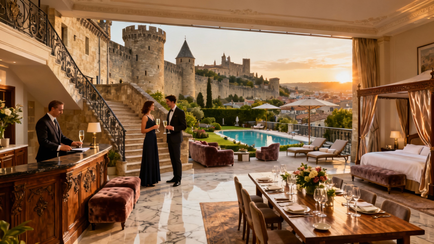 Les meilleurs hôtels 5 étoiles à carcassonne pour un séjour de luxe