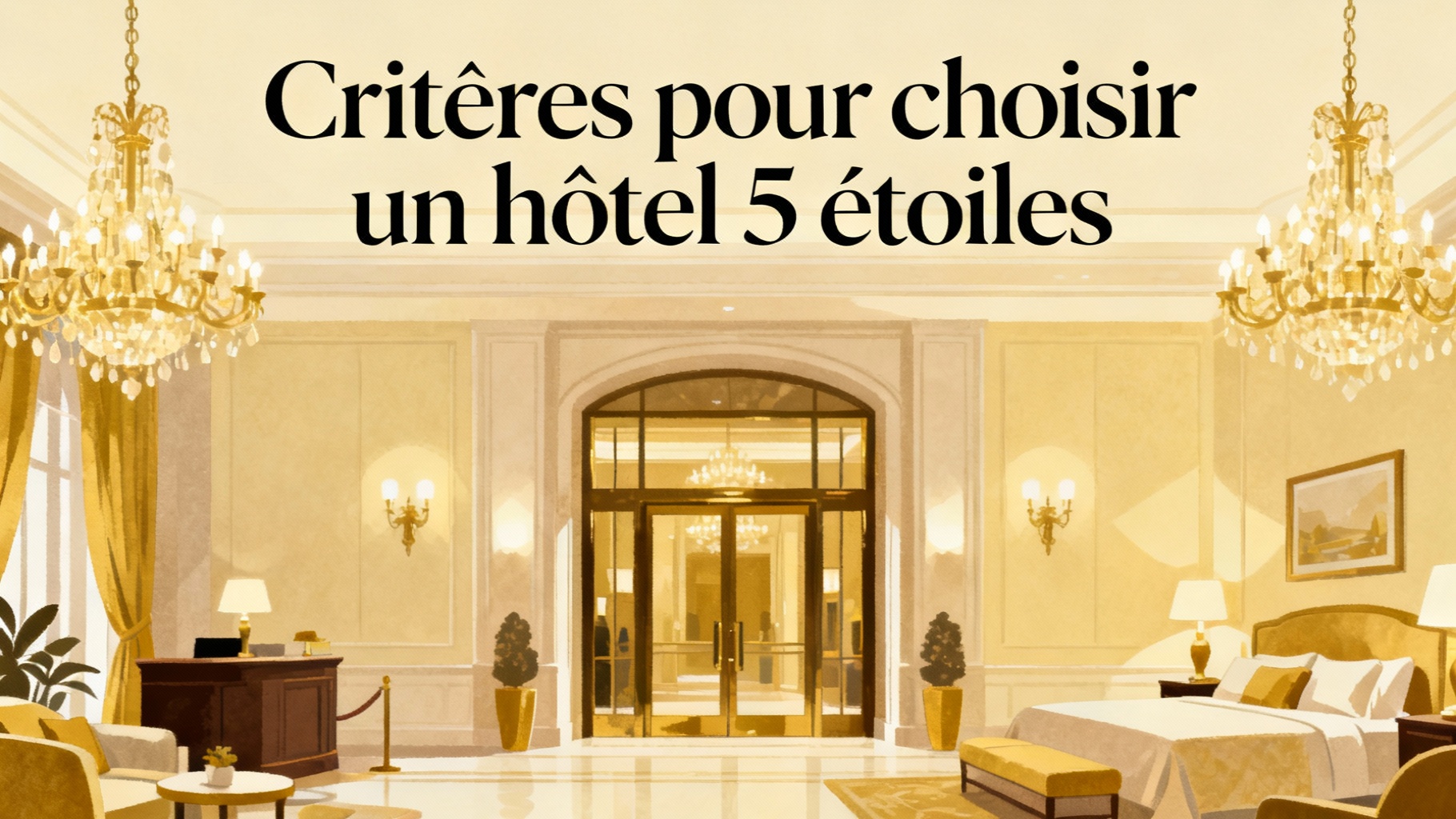 Critères pour choisir un hôtel 5 étoiles