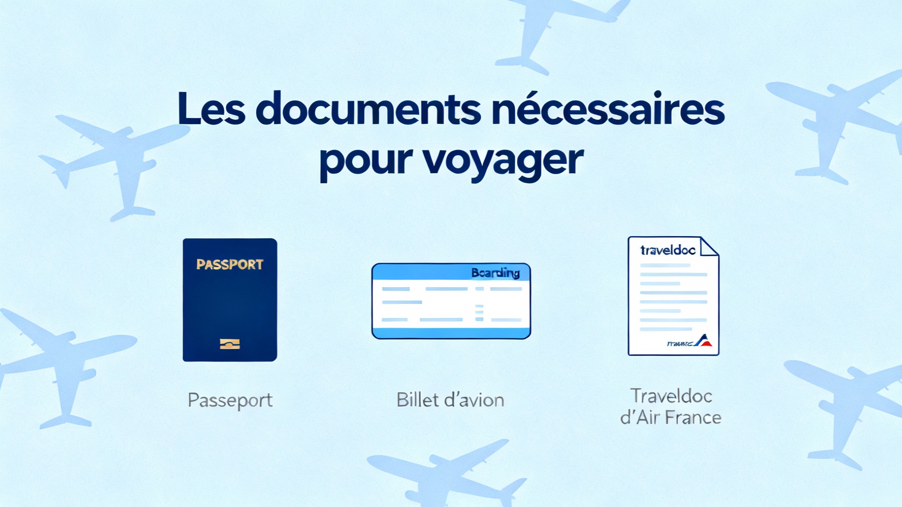 Les documents nécessaires pour voyager