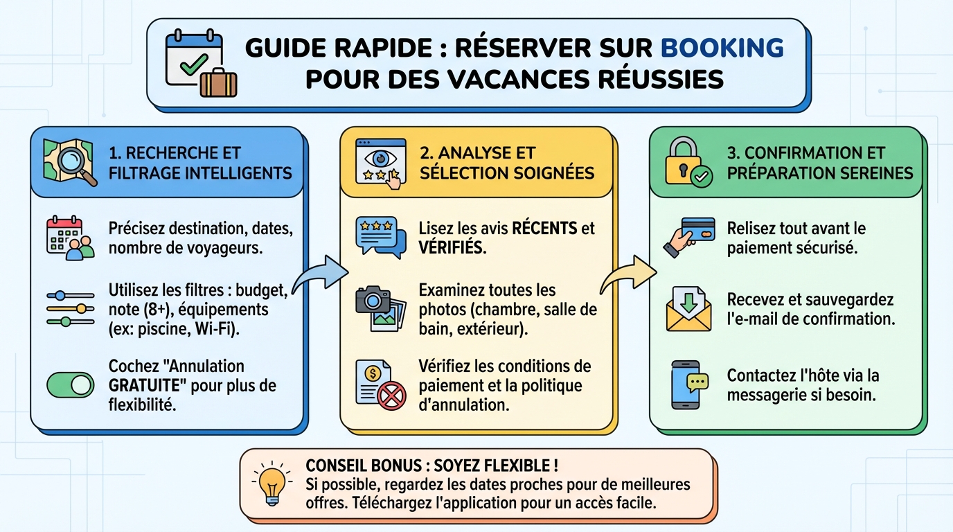 Comment réserver sur Booking