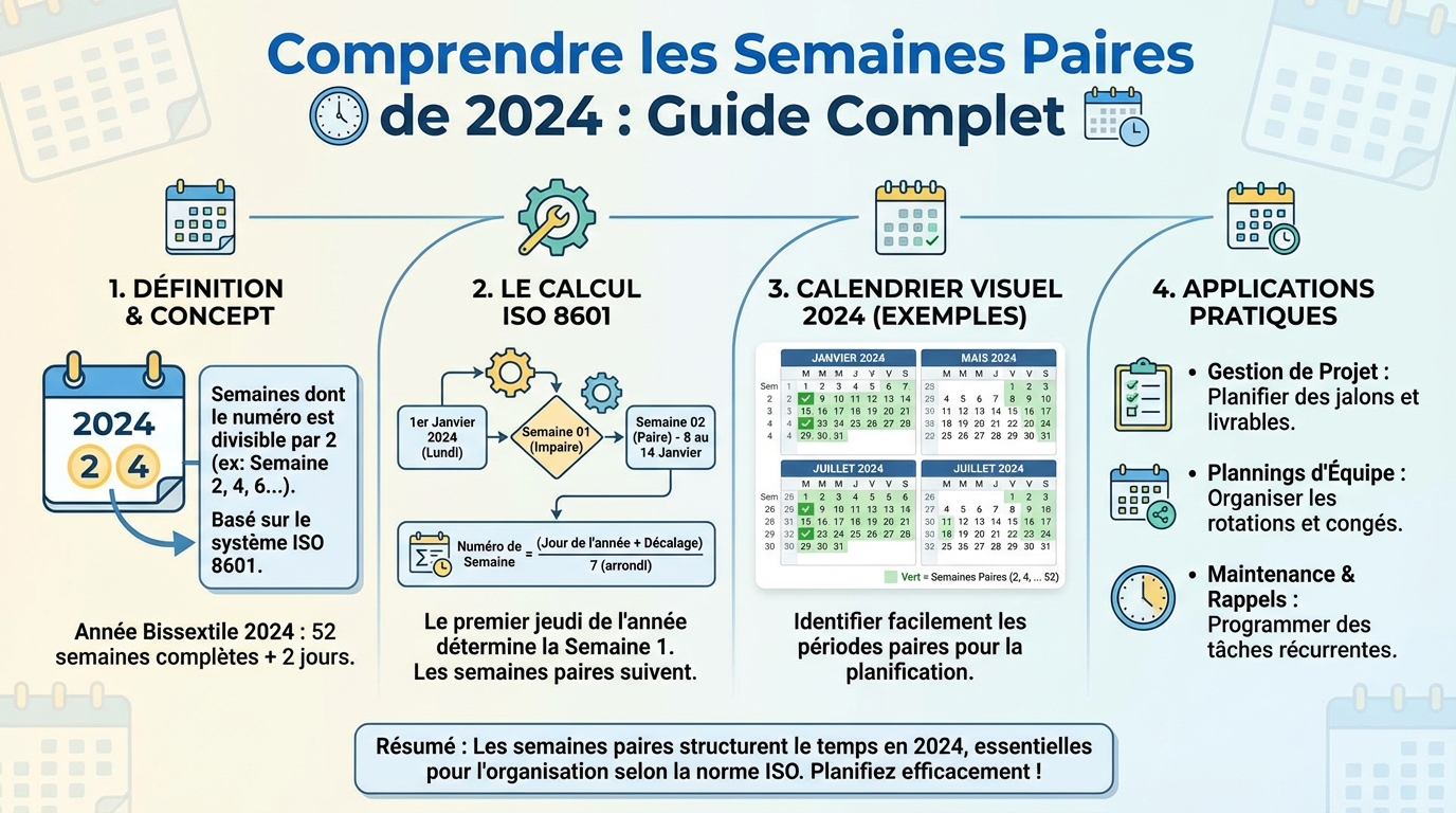 Impact des semaines paires sur l’organisation