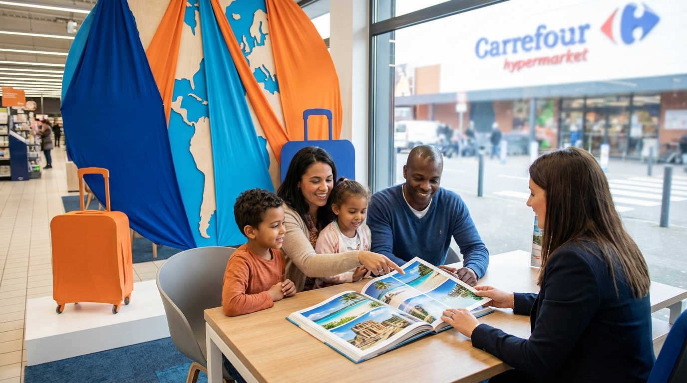 Découvrez les meilleures offres de voyage chez carrefour