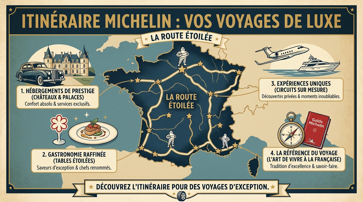 Les avantages d'un itinéraire Michelin pour vos voyages