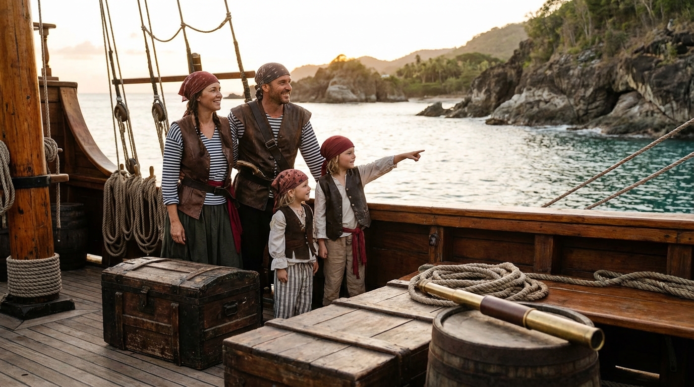 Découvrez le voyage pirate ultime pour vos vacances