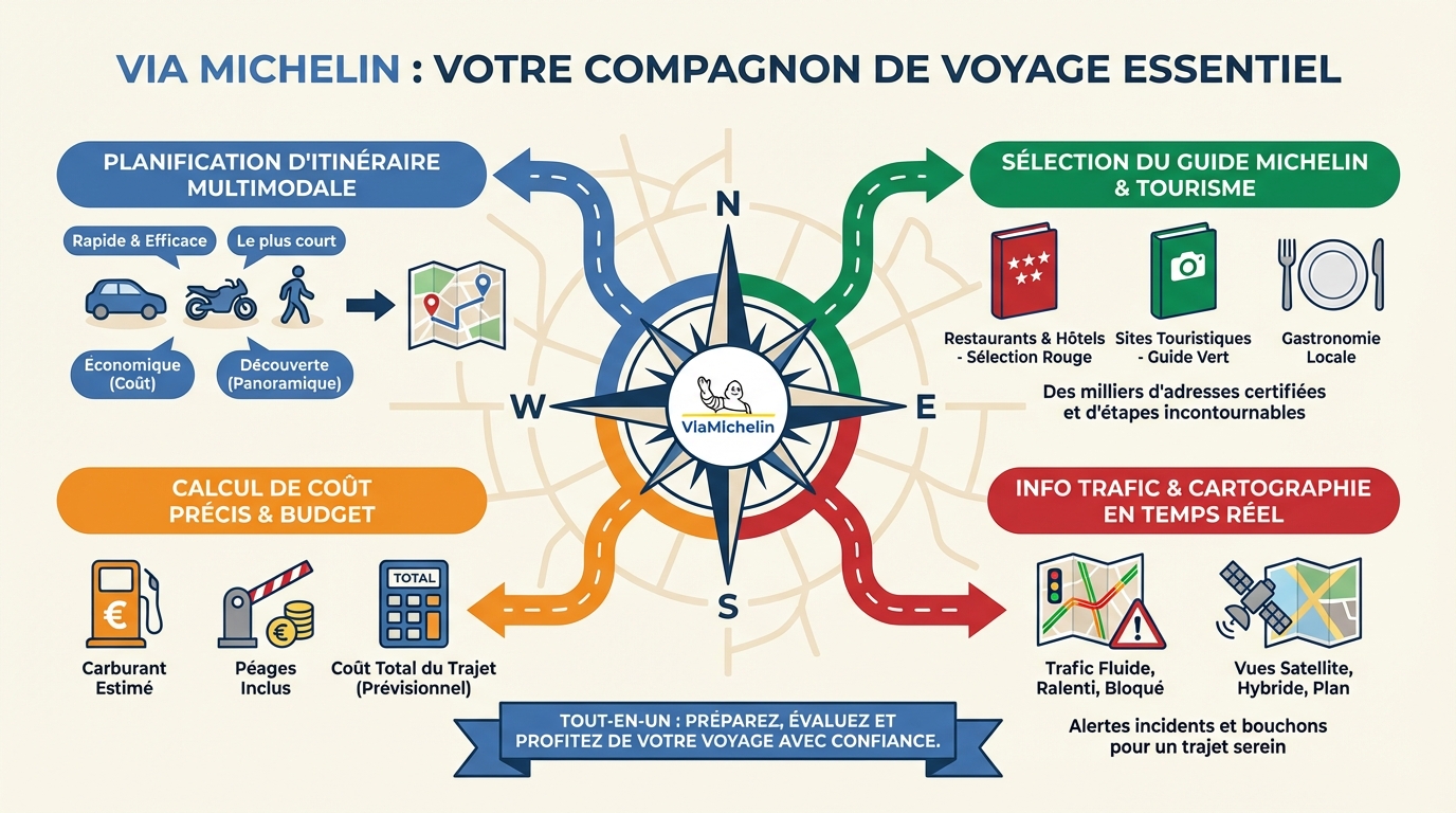 Les avantages de ViaMichelin