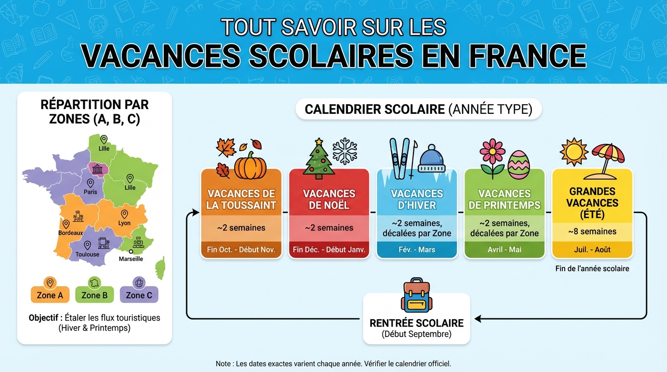 Calendrier des vacances scolaires