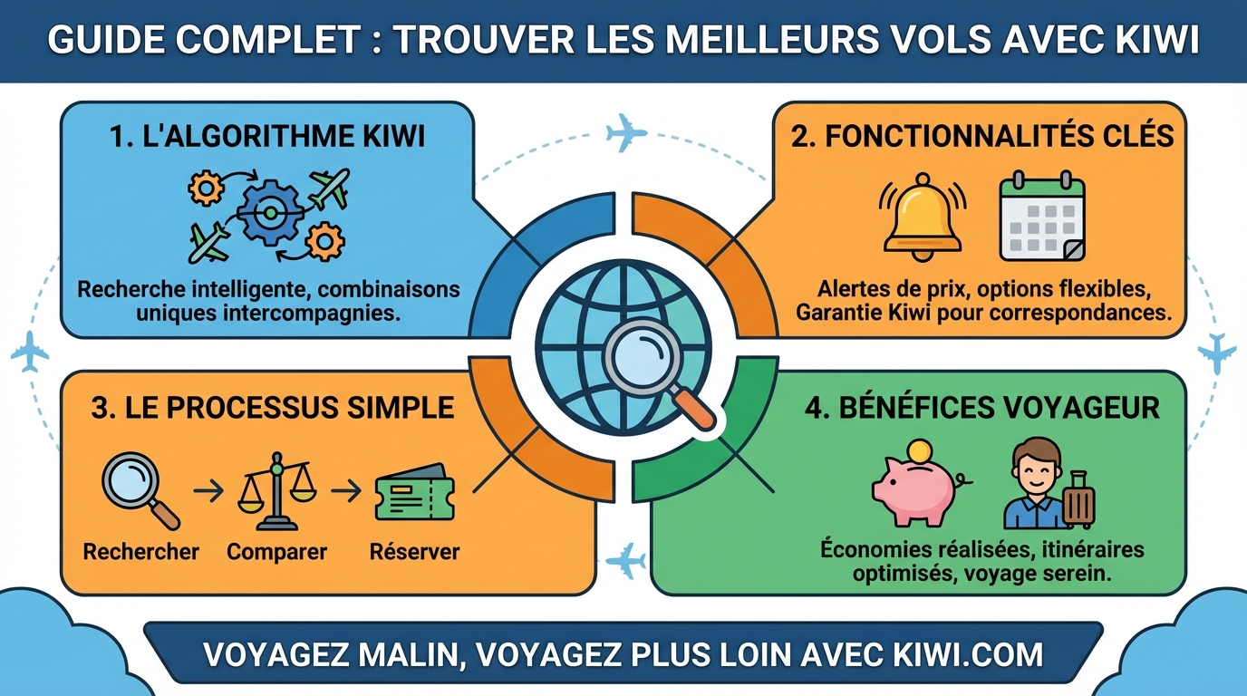 Les avantages de réserver avec Kiwi