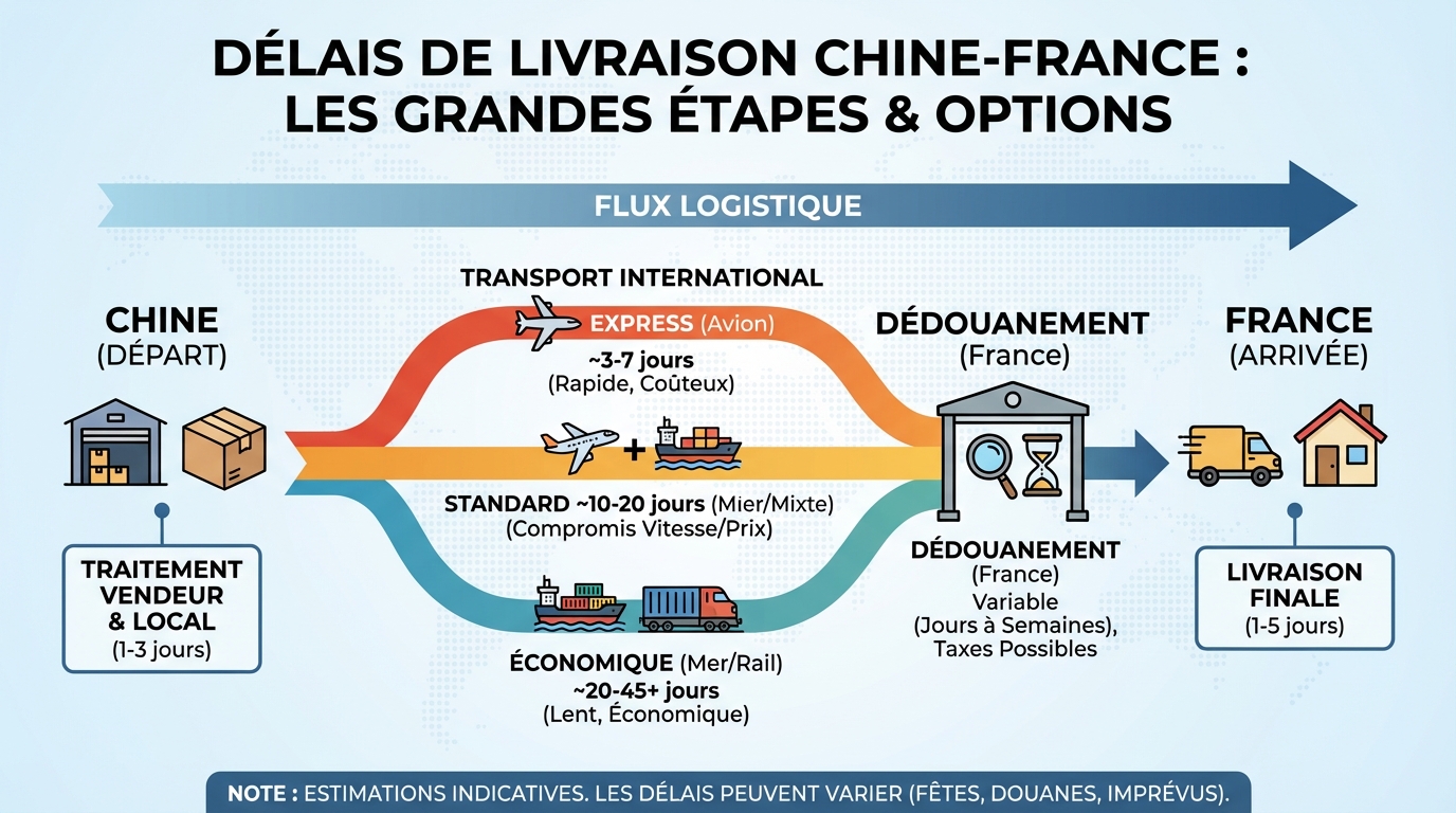 Délai d'expédition : ce qu'il faut savoir