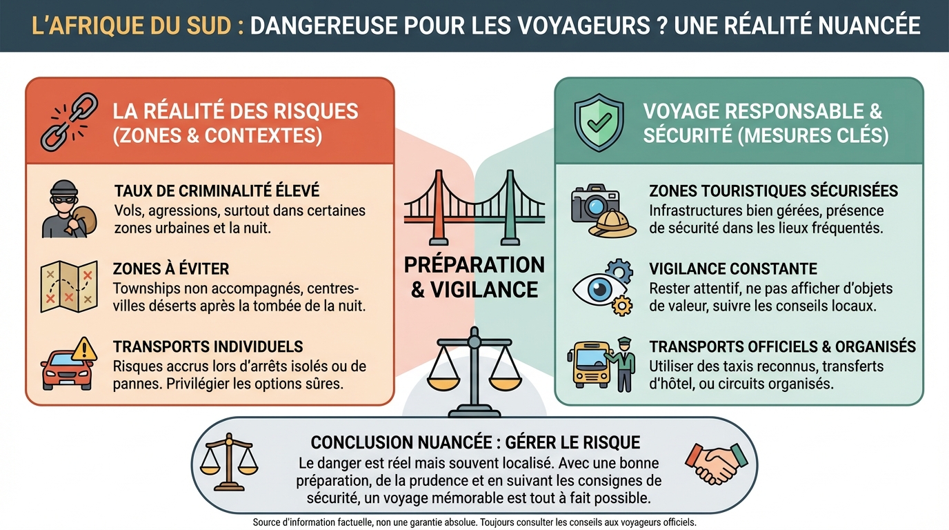 Conseils pour voyager en sécurité en Afrique du Sud