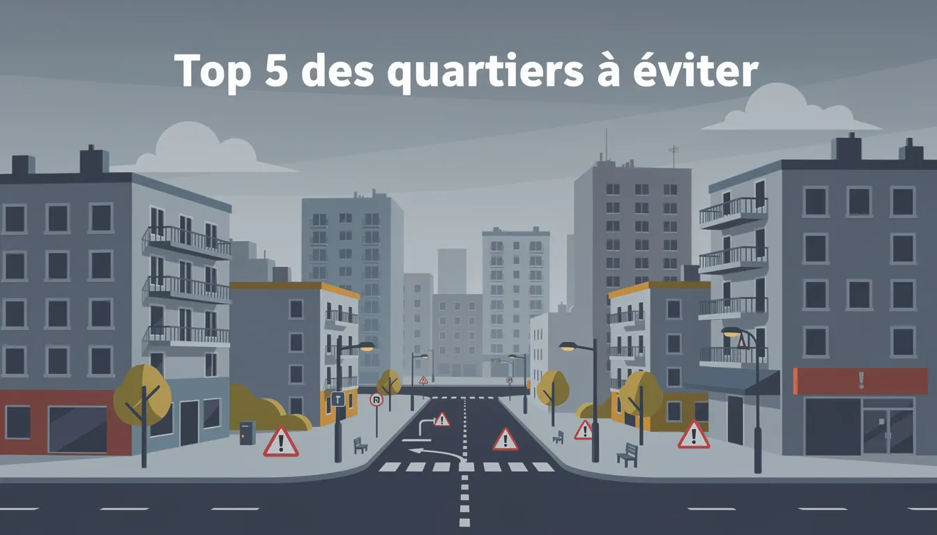 Top 5 des quartiers à éviter