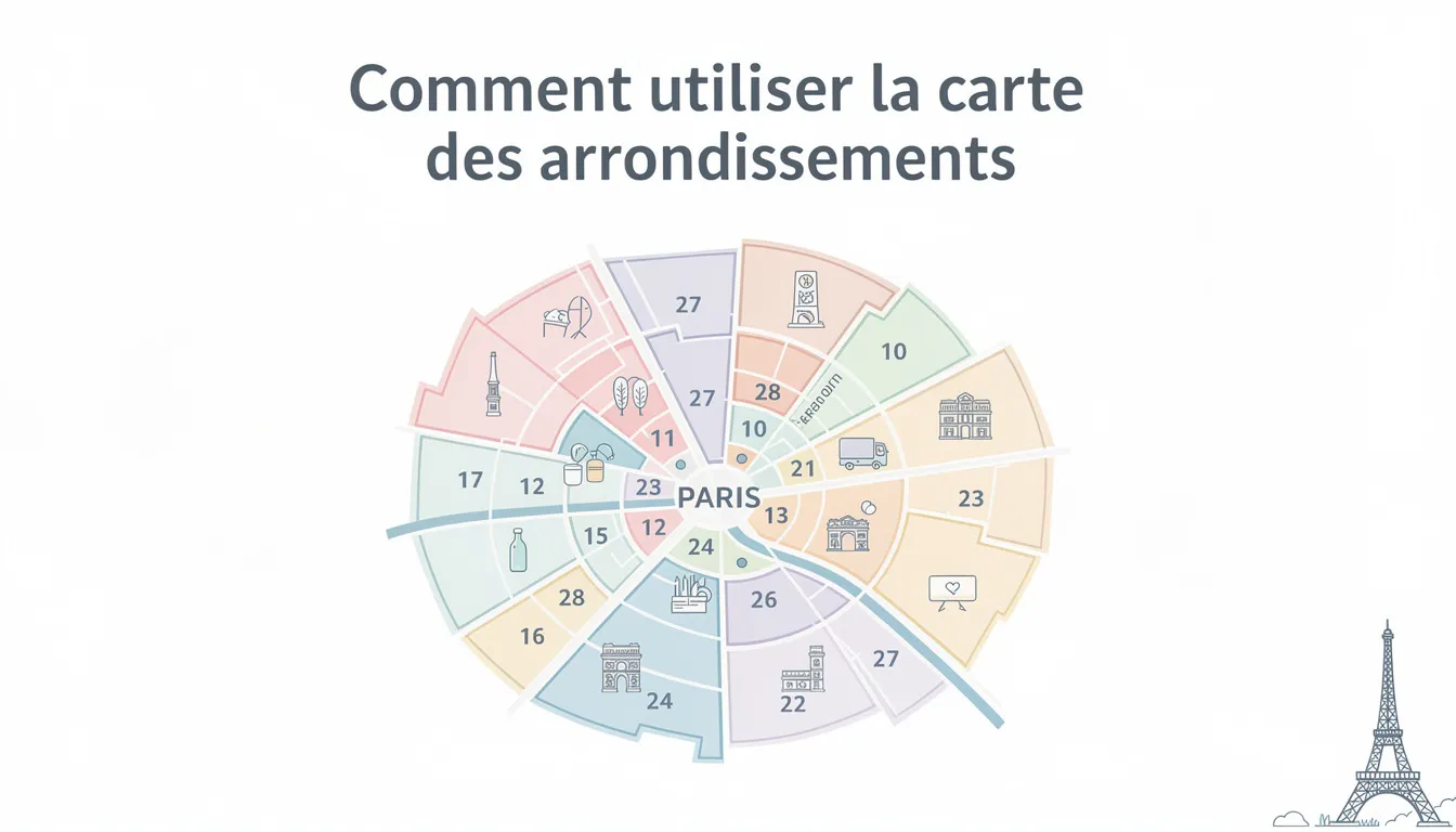 Comment utiliser la carte des arrondissements