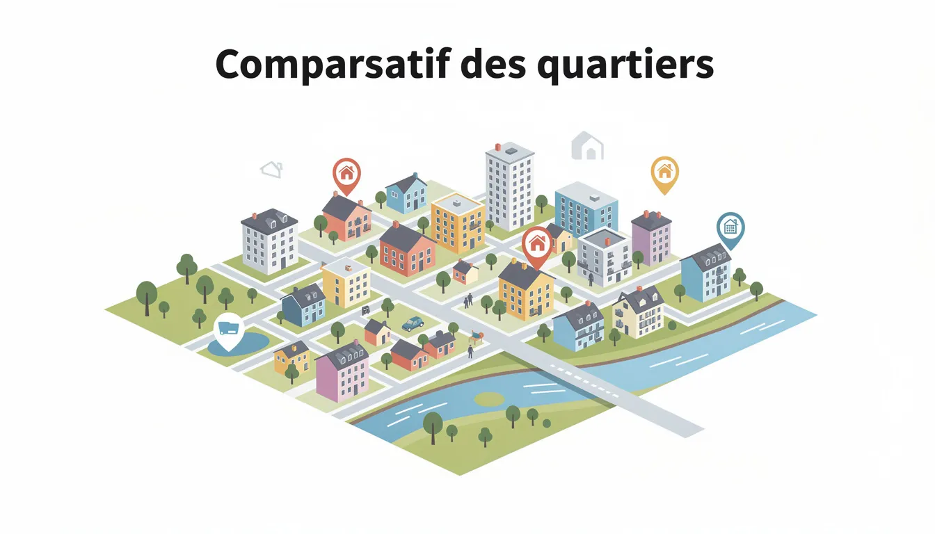 Comparatif des quartiers