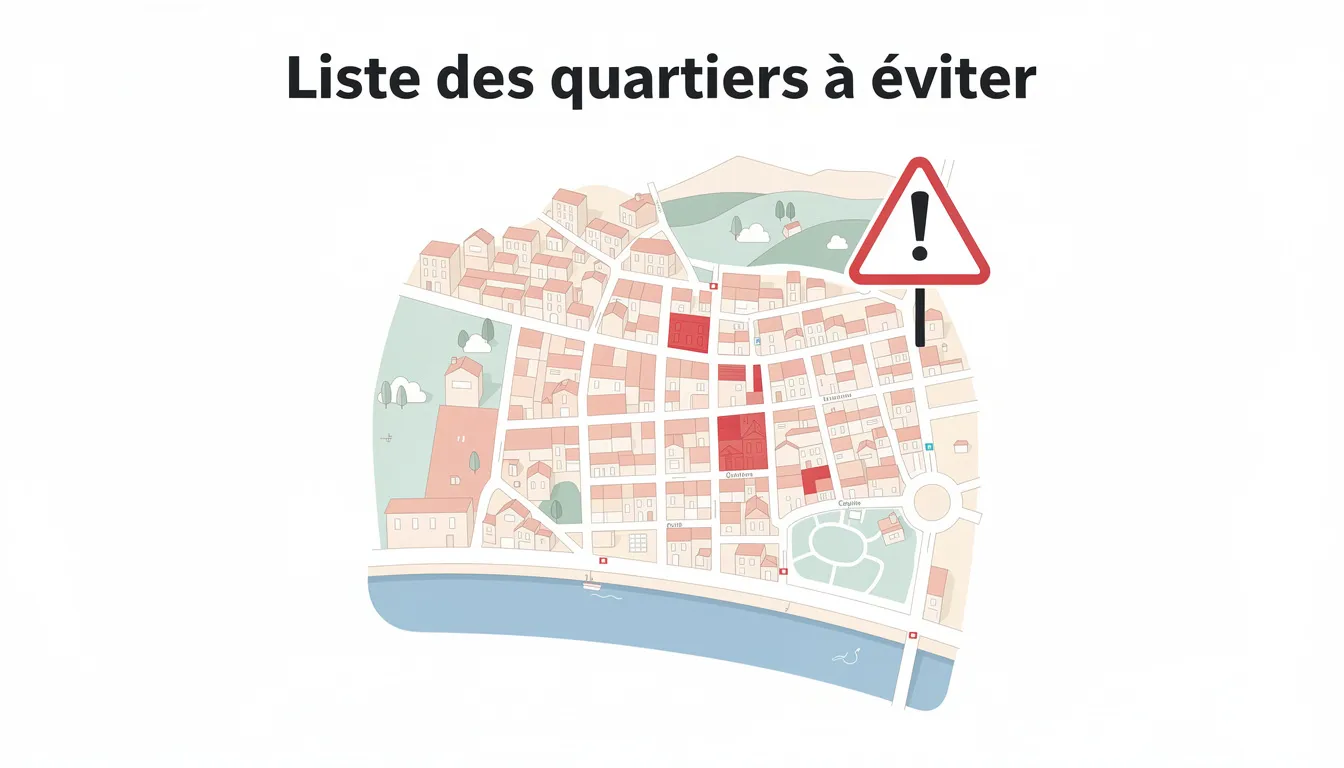 Liste des quartiers à éviter