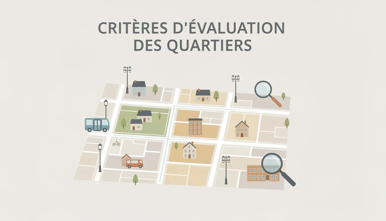 Critères d’évaluation des quartiers