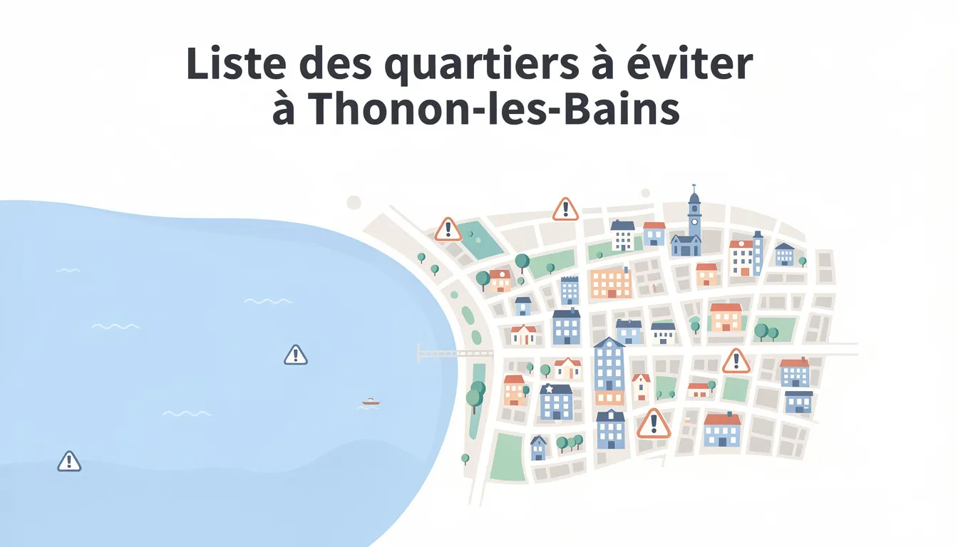 Liste des quartiers à éviter à Thonon-les-Bains
