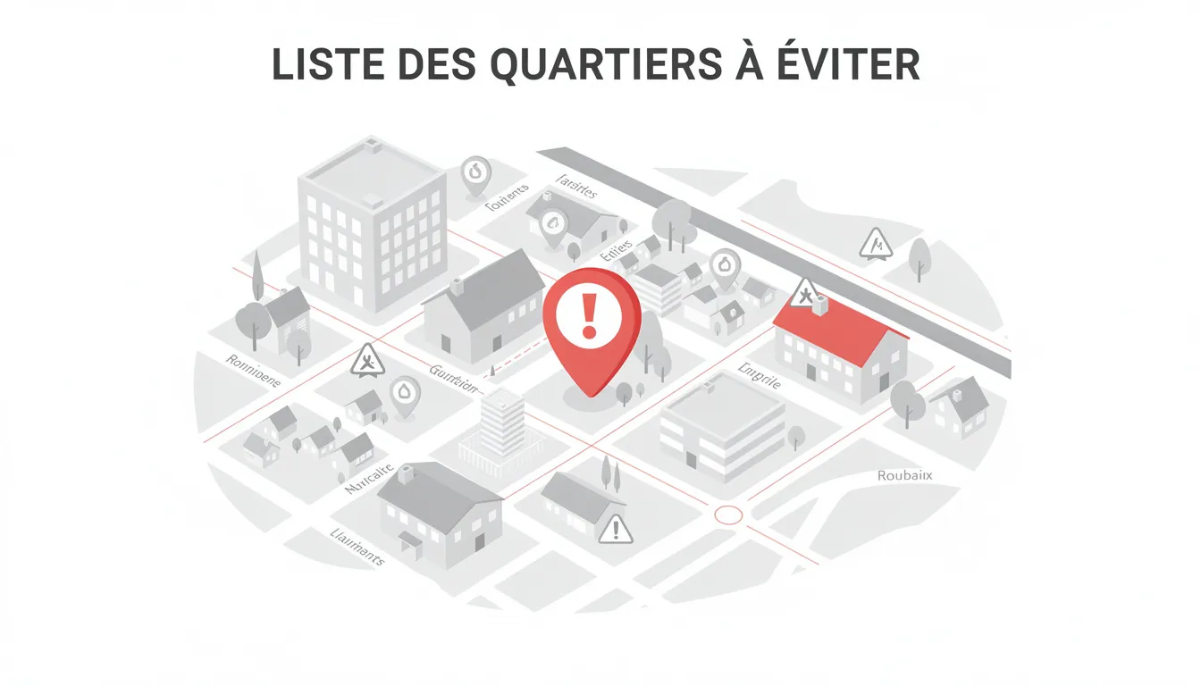 Liste des quartiers à éviter