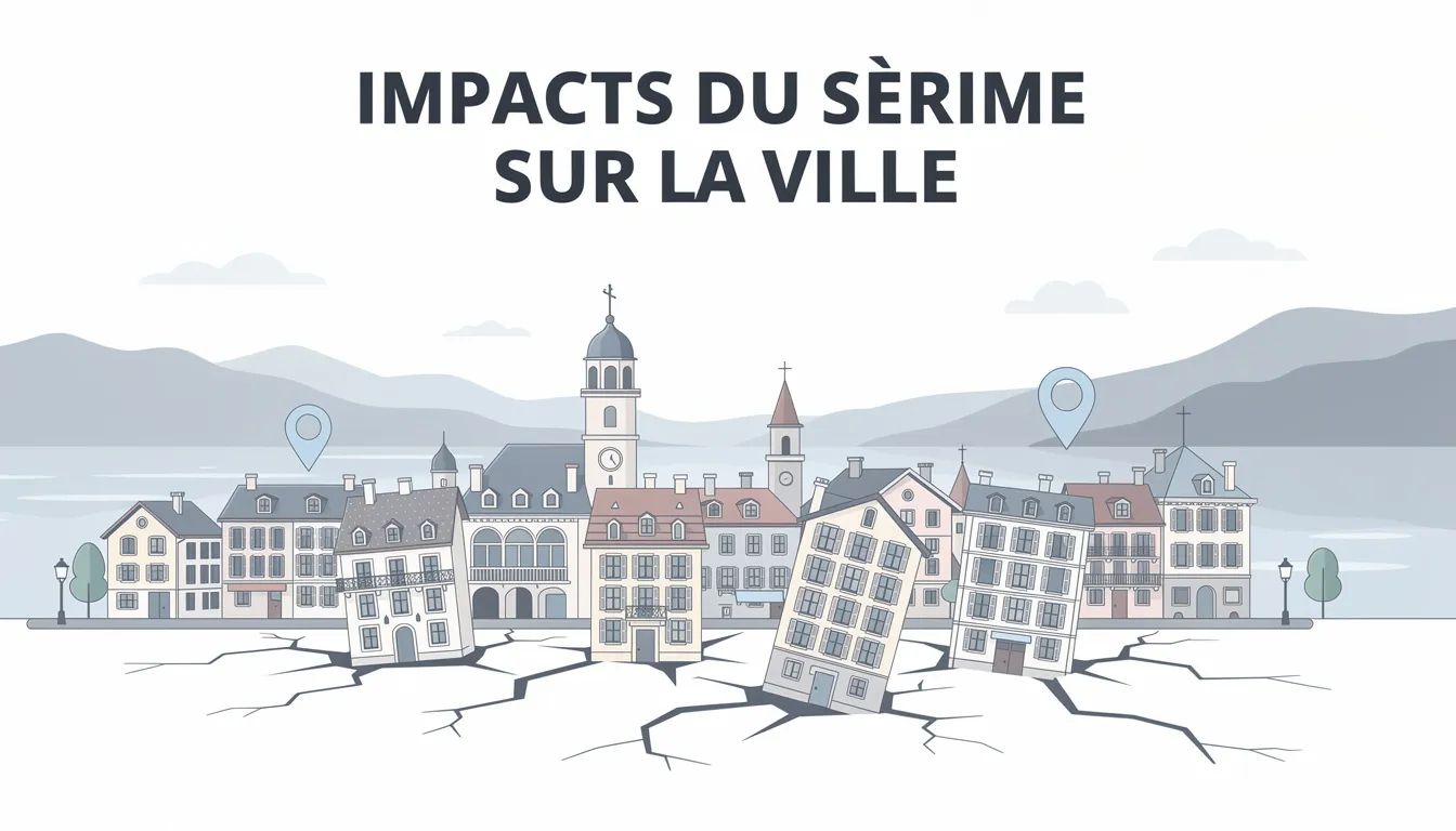 Impacts du séisme sur la ville