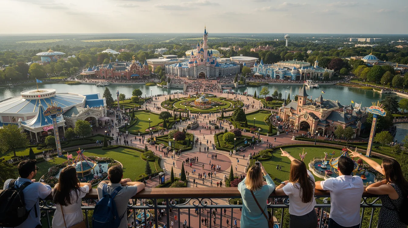 Découvrez la superficie de disneyland paris en détails