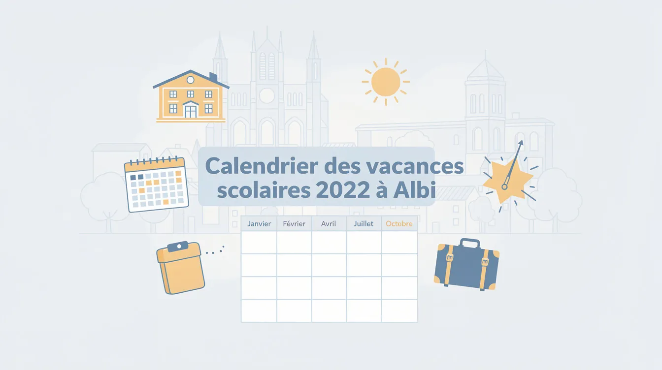 Vacances scolaires 2022 à albi : tout ce qu'il faut savoir 1 Calendrier des vacances scolaires 2022 à Albi