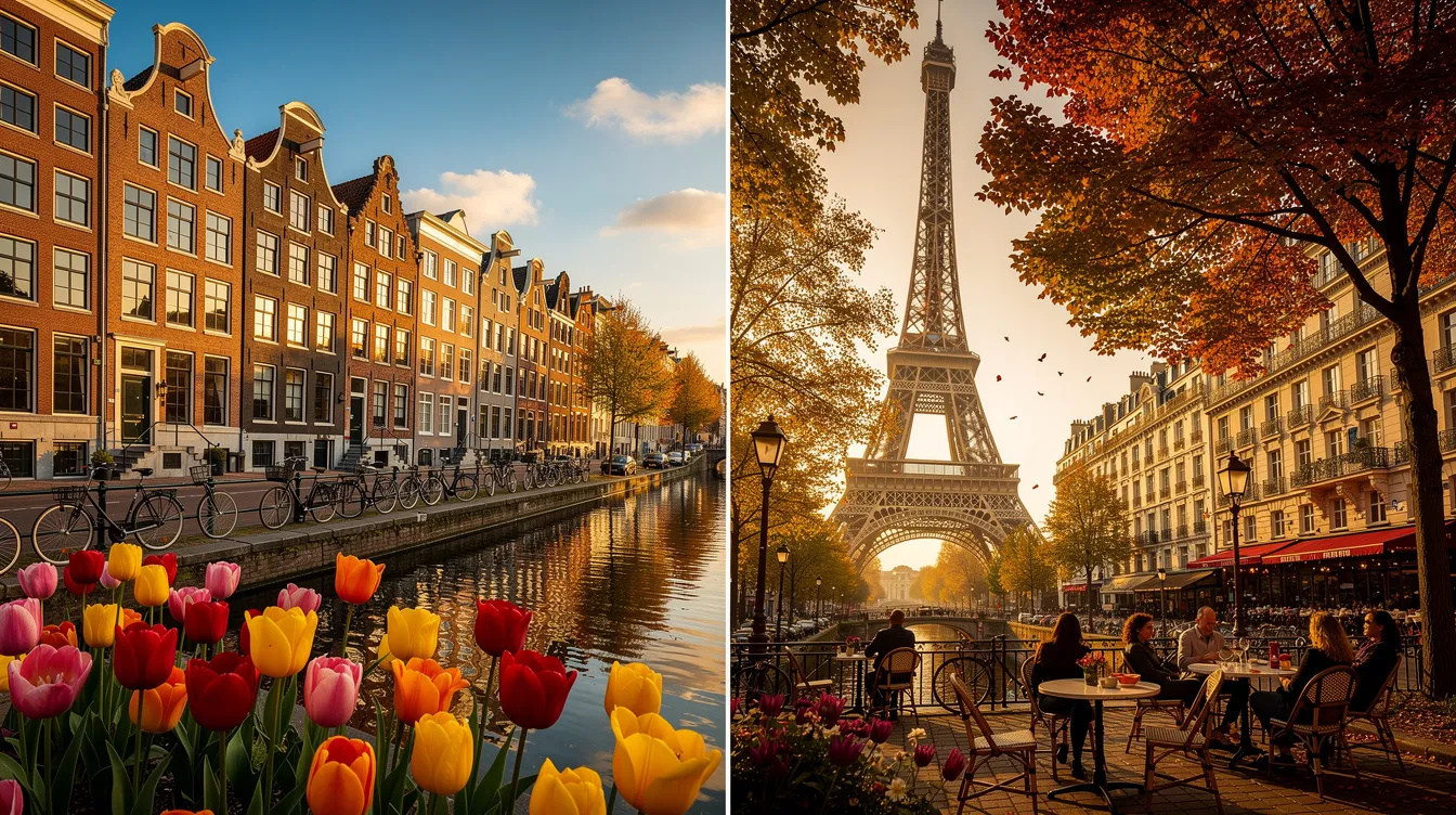 Superficie amsterdam vs paris : qui est la plus étendue ?